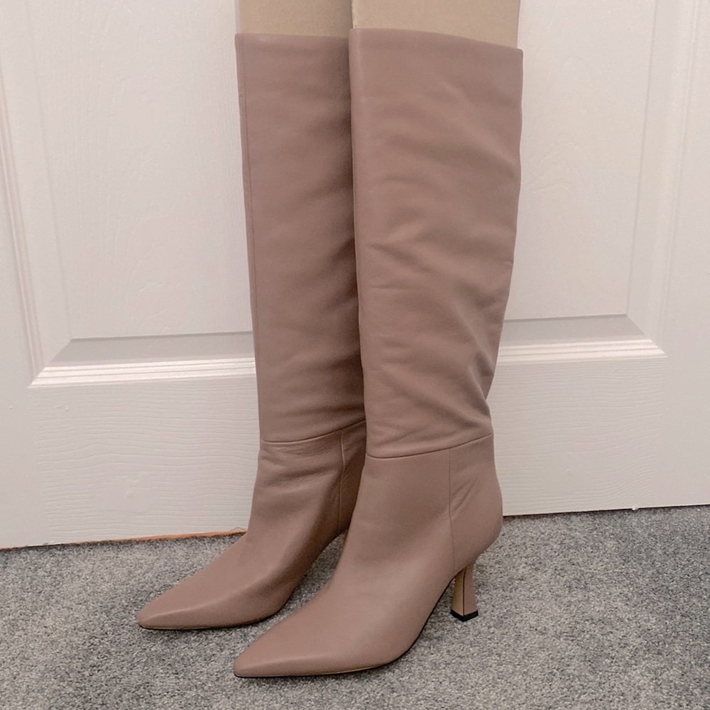 Marc Fisher Taupe Knee high boots 6.5